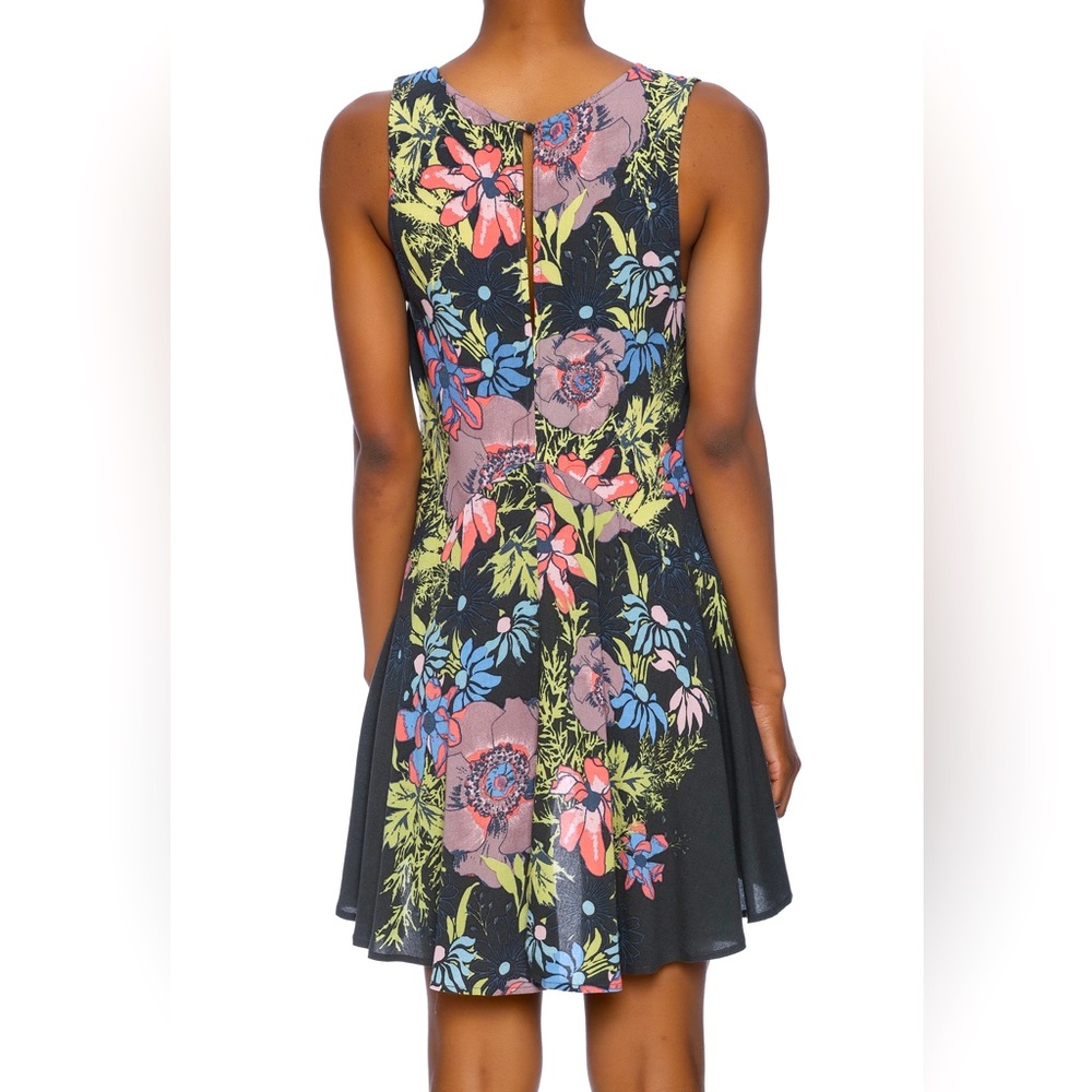 Free People Backyard Party Floral Tunic / Minidress - Medium